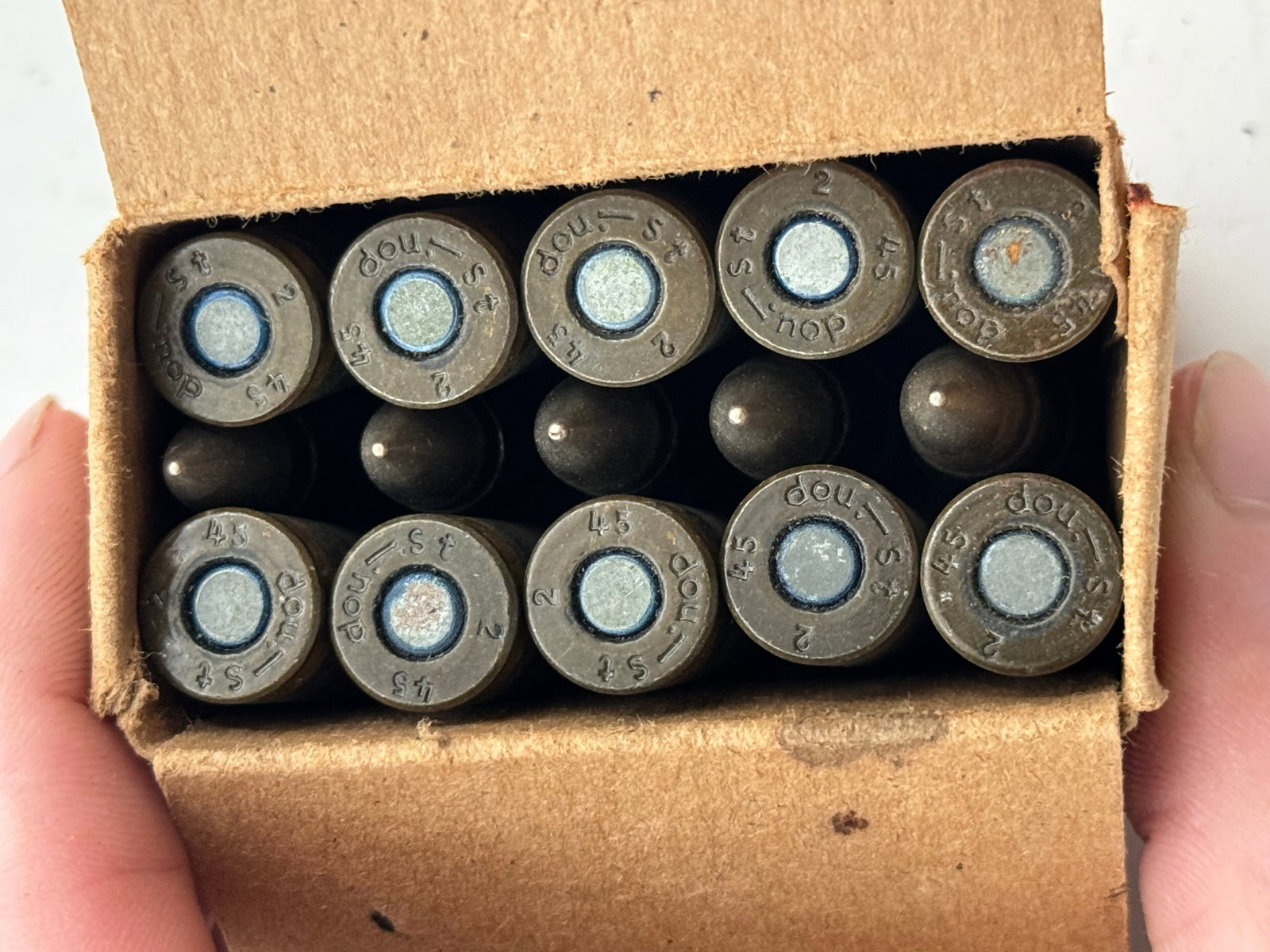RARE Collectible 15rds. of German WWII MP44 7.92x33mm (8mm KURZ) Ammunition - 2