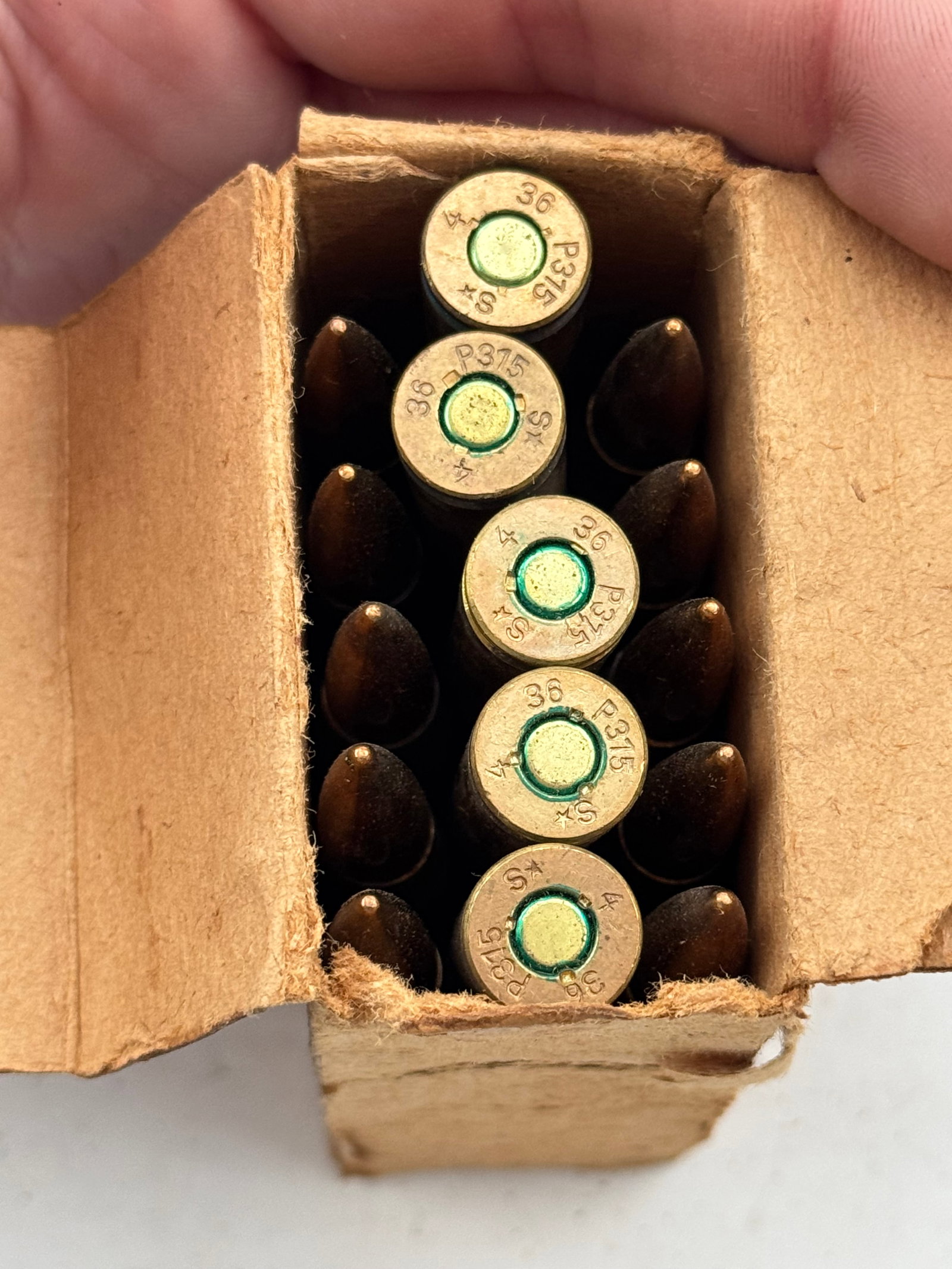 30rds. of Collectible German 1935/1936 Pre-War 7.92x57 (8mm MAUSER) P25/P375 Ammo - 3