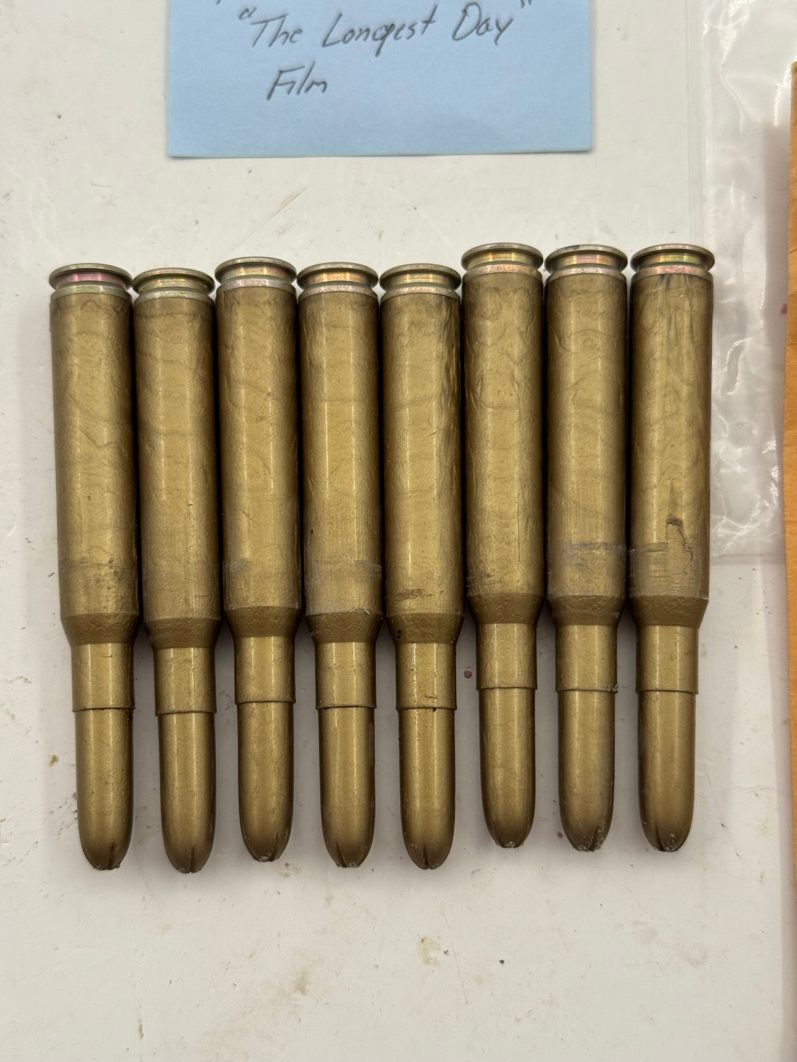 Rare Lot of French .30-06 SPRG. Blank Cartridges used in "The Longest Day" Film - 3