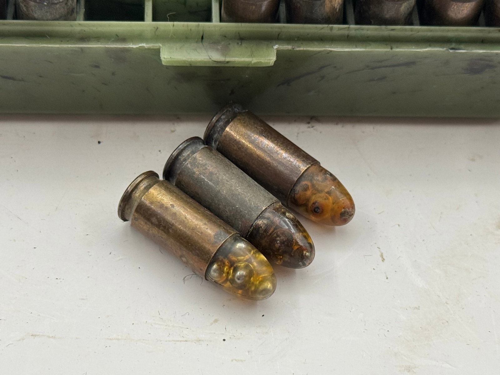 Interesting 99rds. of Experimental Israeli 9mm Shot Ammunition for Air-Marshal or Guards - 2