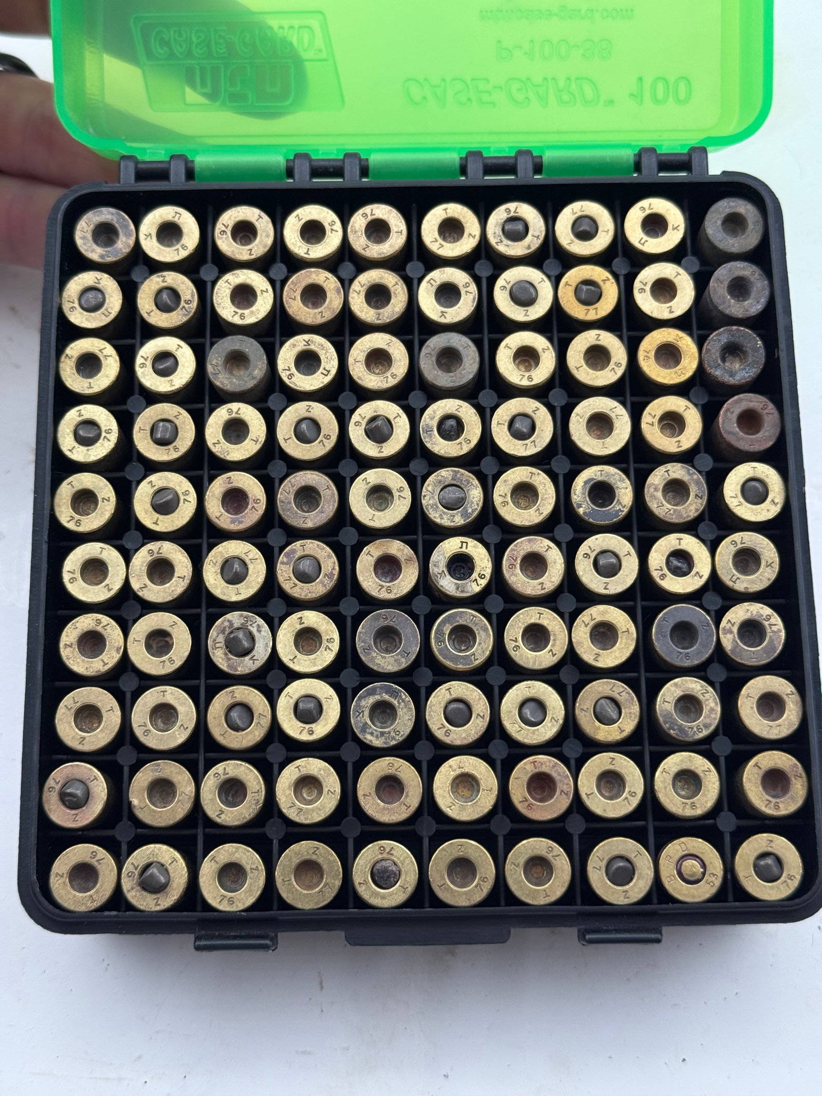 100rds. of IWI 9mm Israeli "TZ 76" Unprimed Cartridges - 3