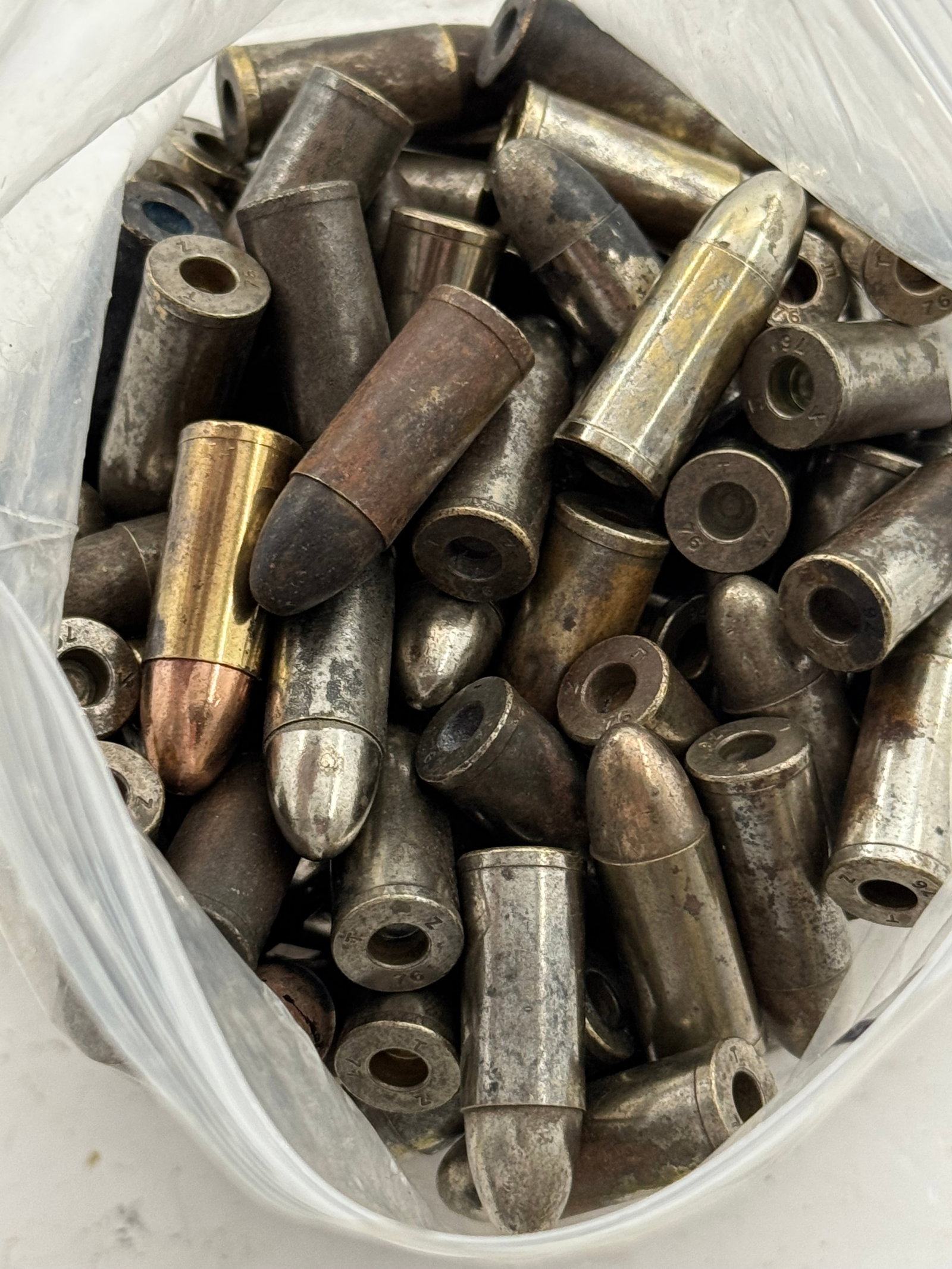 167rds. of IWI 9mm Isreali "TZ 76" Unprimed Cartridges - 2