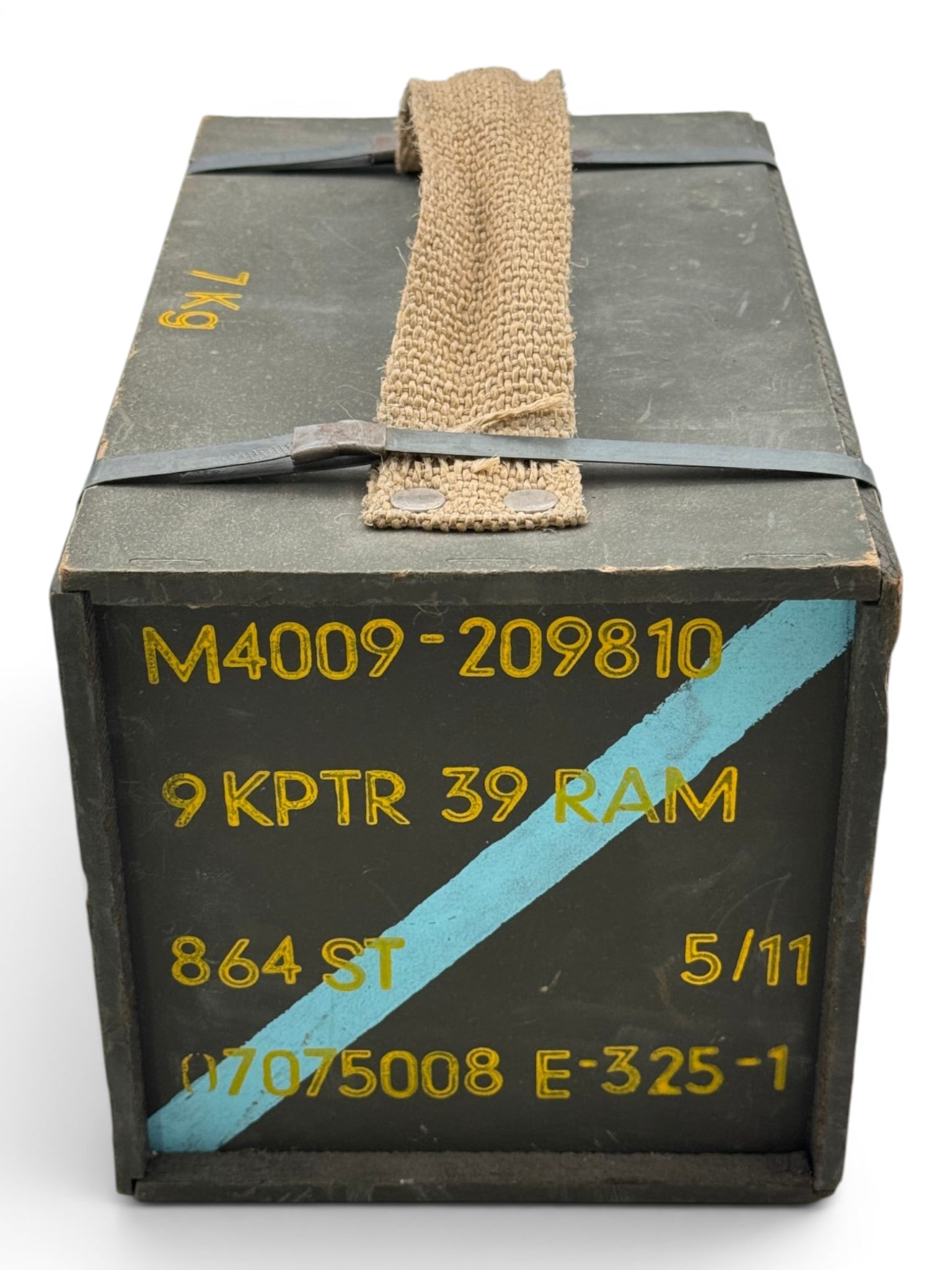 Rare Collectible Sealed Crate of 864rds. Of 9x19 Swedish K Training Ammunition - 2