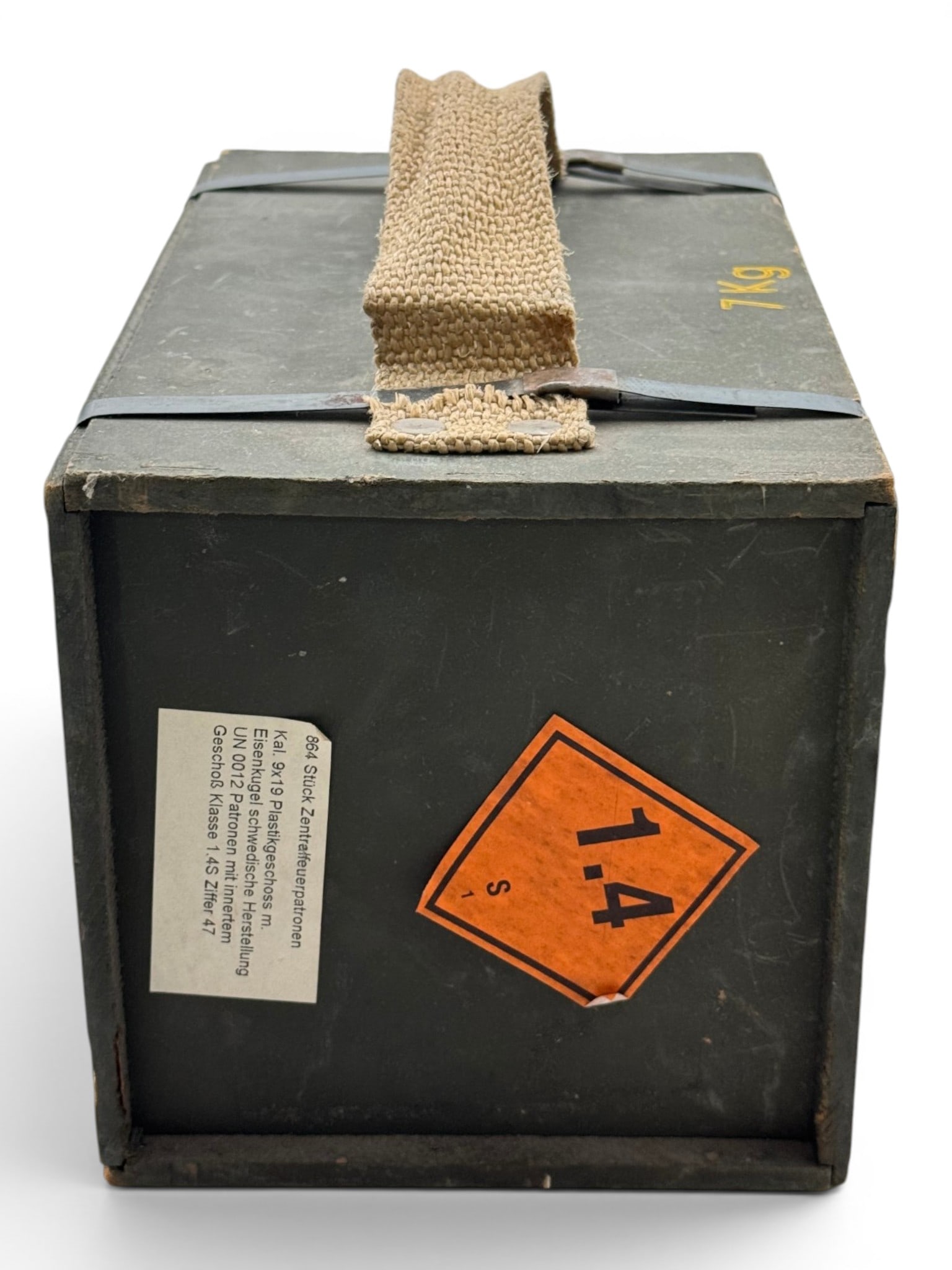 Rare Collectible Sealed Crate of 864rds. Of 9x19 Swedish K Training Ammunition - 3