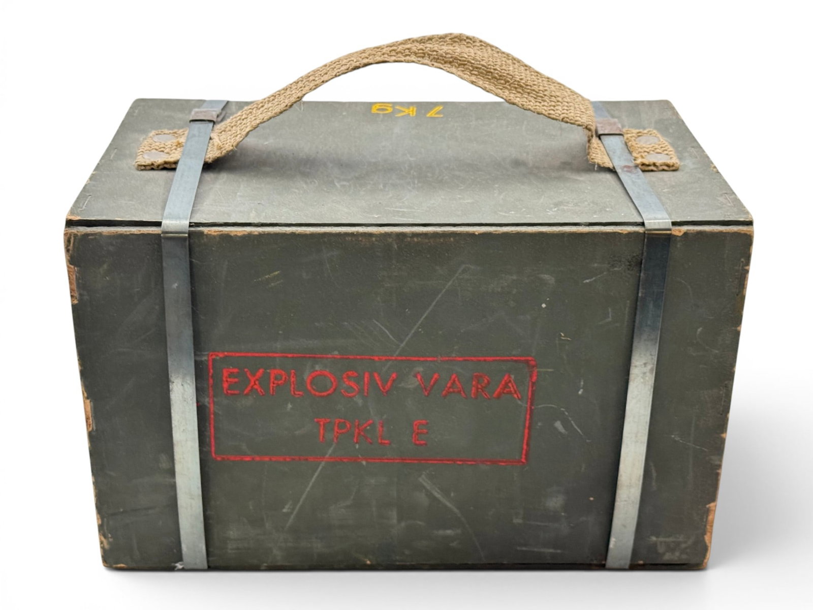 Rare Collectible Sealed Crate of 864rds. Of 9x19 Swedish K Training Ammunition - 4
