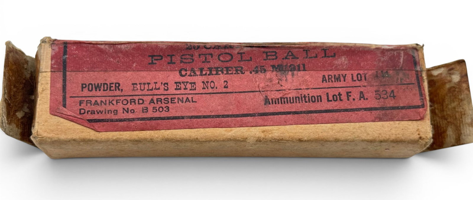 Collectible 18rds. of .45 M1911 Pistol Ball Cartridges Frankford Arsenal Ammunition - 2