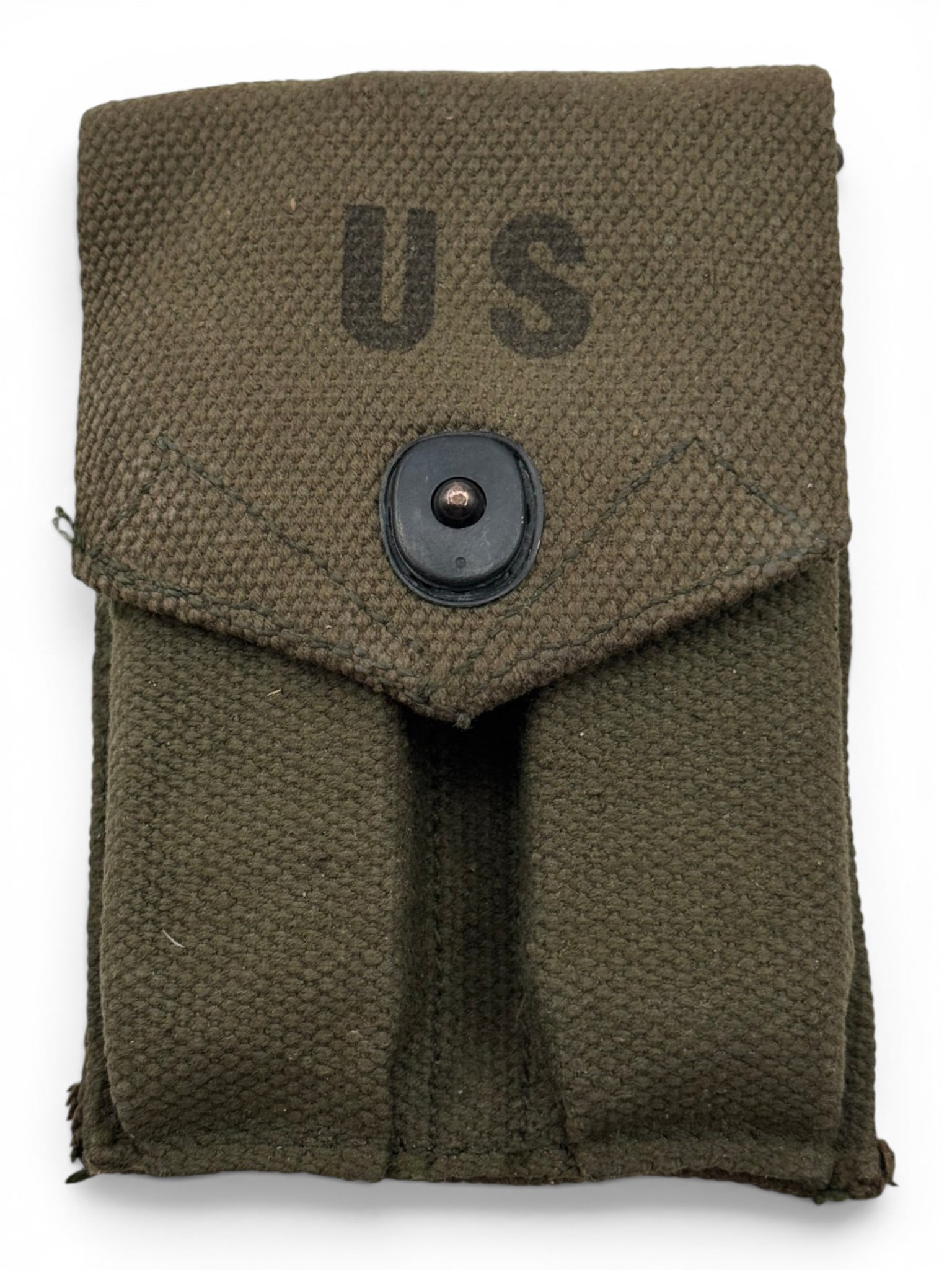 (3) WWII 1911 .45 ACP 7rd. Magazines with US Pouch and Cleaning Rod - 7