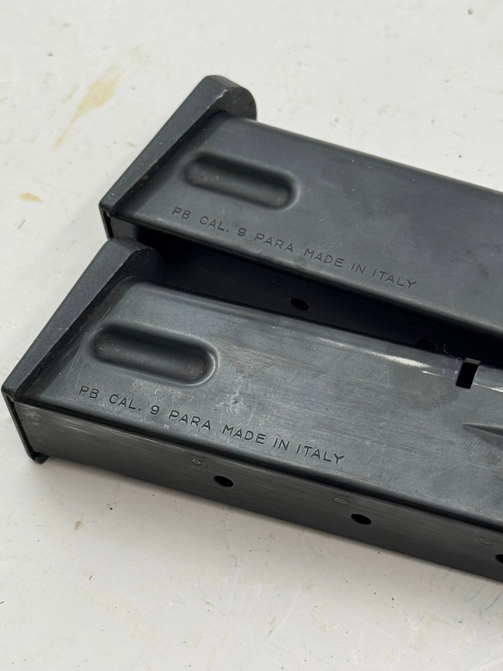 (2) 15-Round Genuine Italian PB Beretta 92/92FS/M9 Pistol Magazines - 3