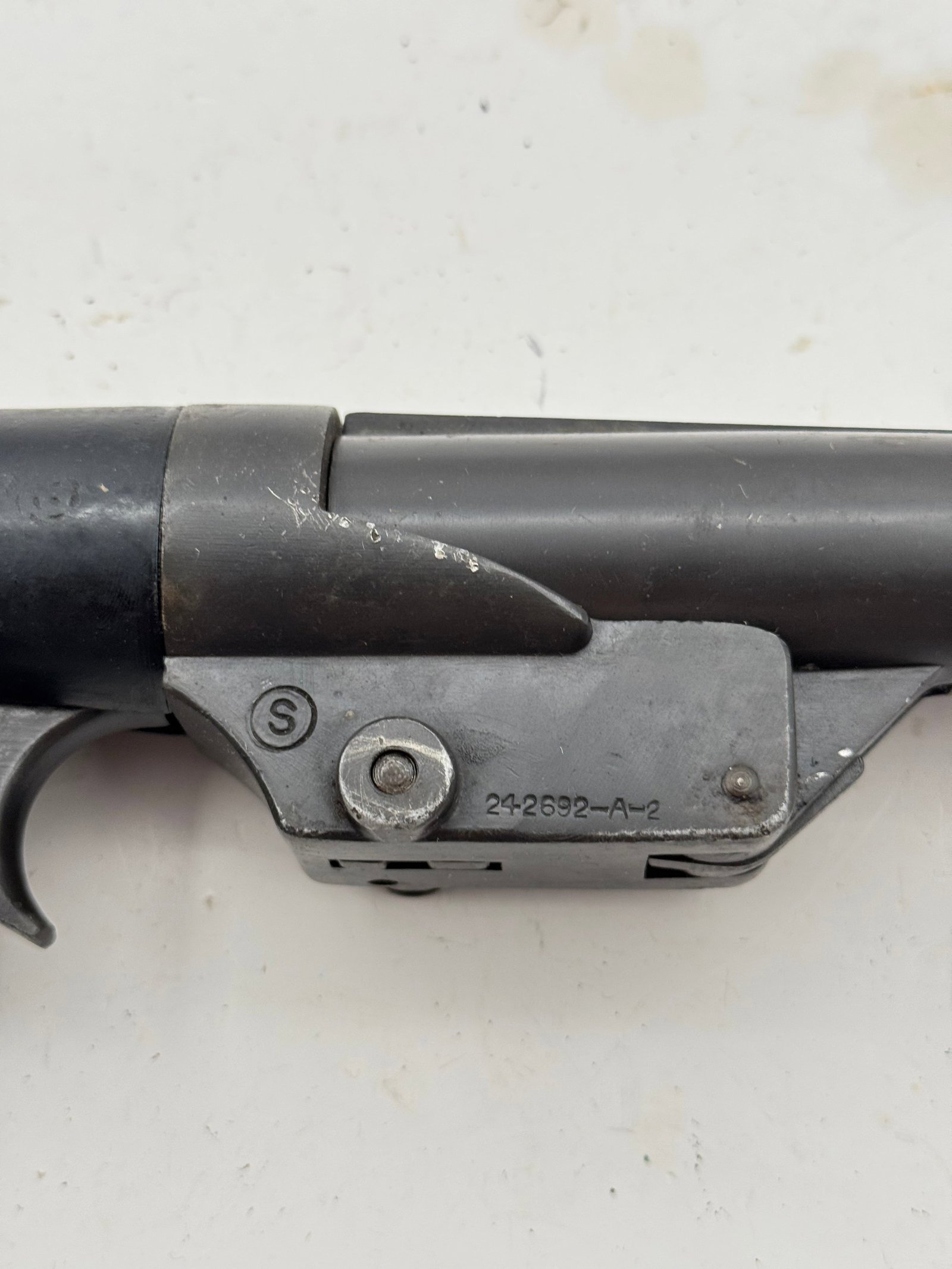 USN 1944 WWII R.F. Sedgley Mark 5 Signal Pistol - 3