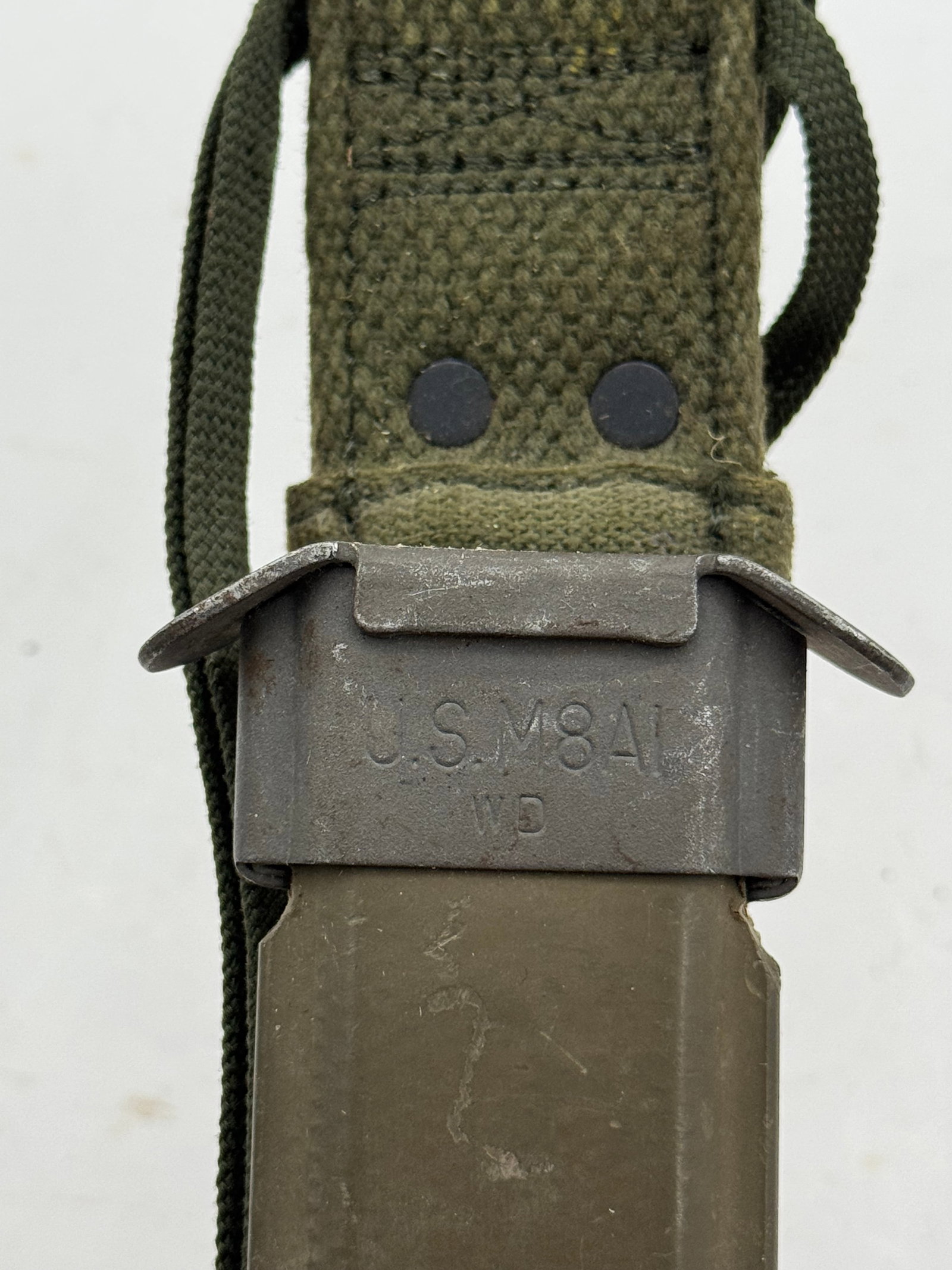 US M7 Bayonet by Milpar with USM8A1 Scabbard - 8
