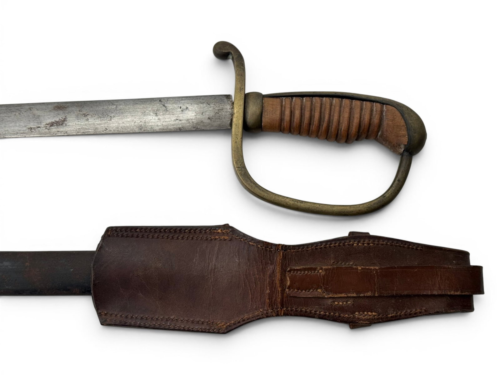 WWI Turkish Ottoman Empire M1909 Army Officer’s Sword with Frog & Scabbard - 7