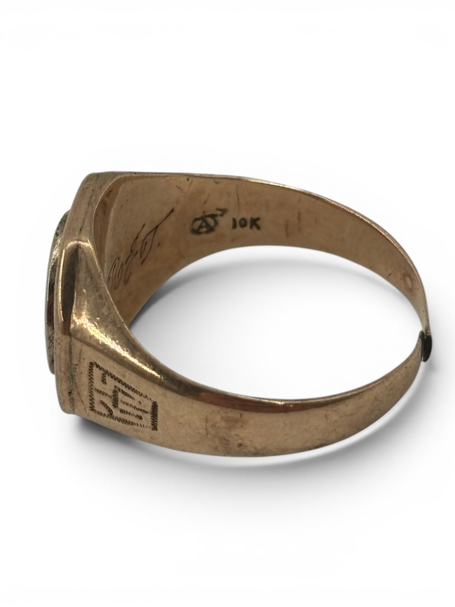 Vintage College 10K Gold Ring - 5
