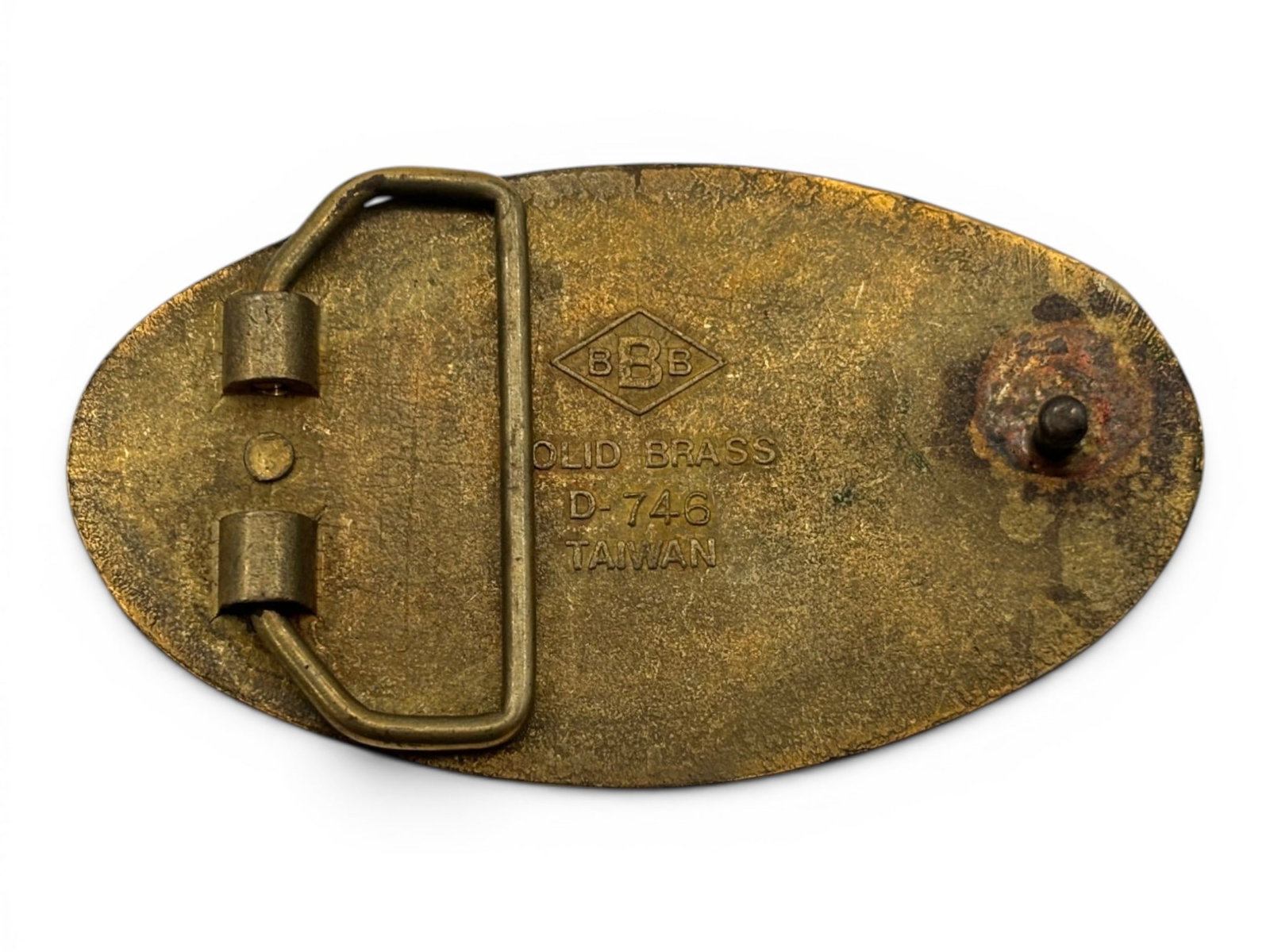 Vintage 70's Colt Solid-Brass Belt Buckle - 2