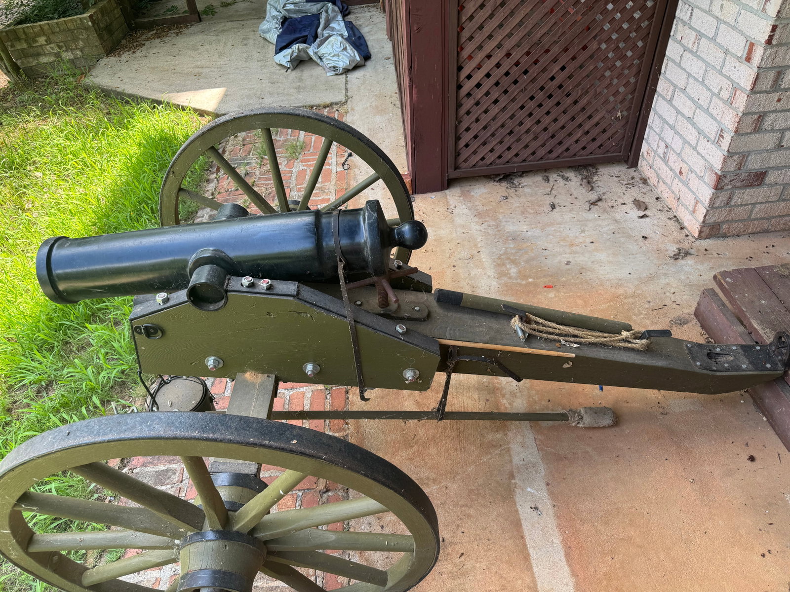 Excellent Fully-Functioning Full Scale Replica M1841 12-Pounder Mountain Howitzer Cannon on Carri... - 3