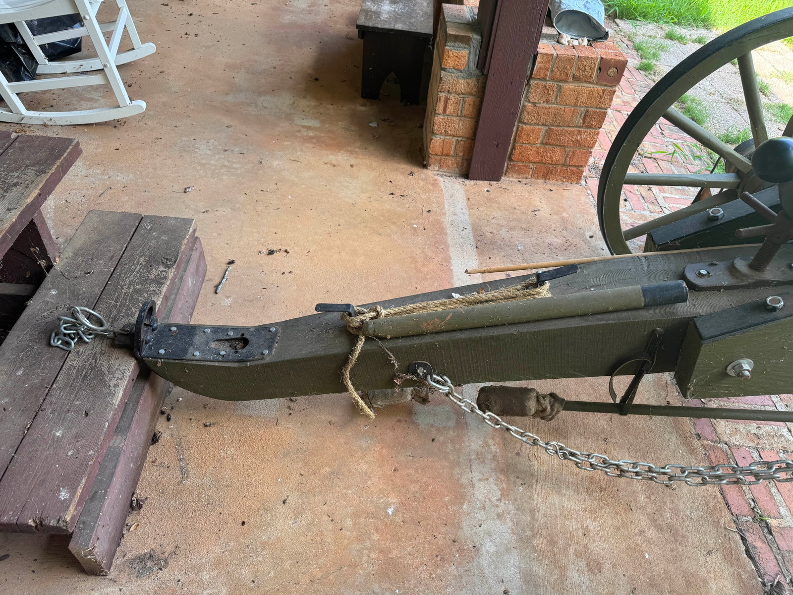 Excellent Fully-Functioning Full Scale Replica M1841 12-Pounder Mountain Howitzer Cannon on Carri... - 7