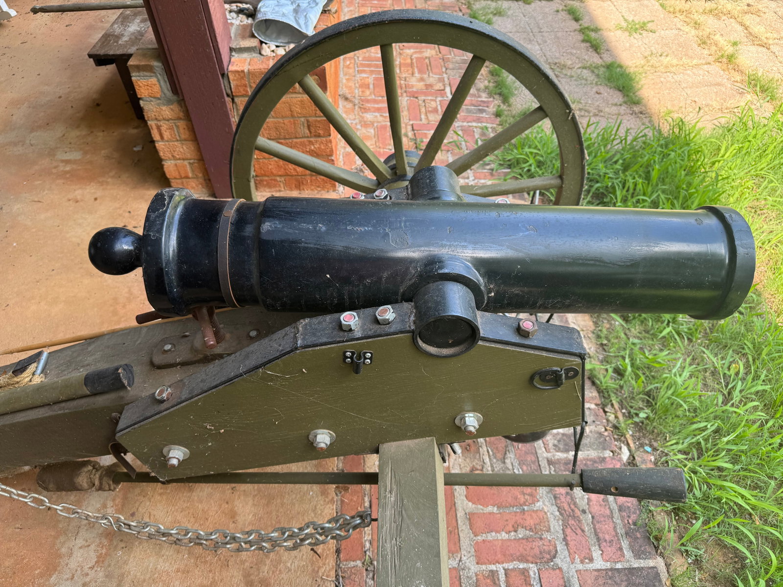 Excellent Fully-Functioning Full Scale Replica M1841 12-Pounder Mountain Howitzer Cannon on Carri... - 8
