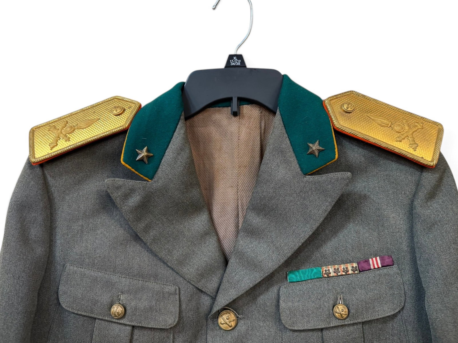 WWIl Italian Army 2nd Lieutenant Artillery Officer Jacket with Medal Ribbon bars and Officer’s - 8
