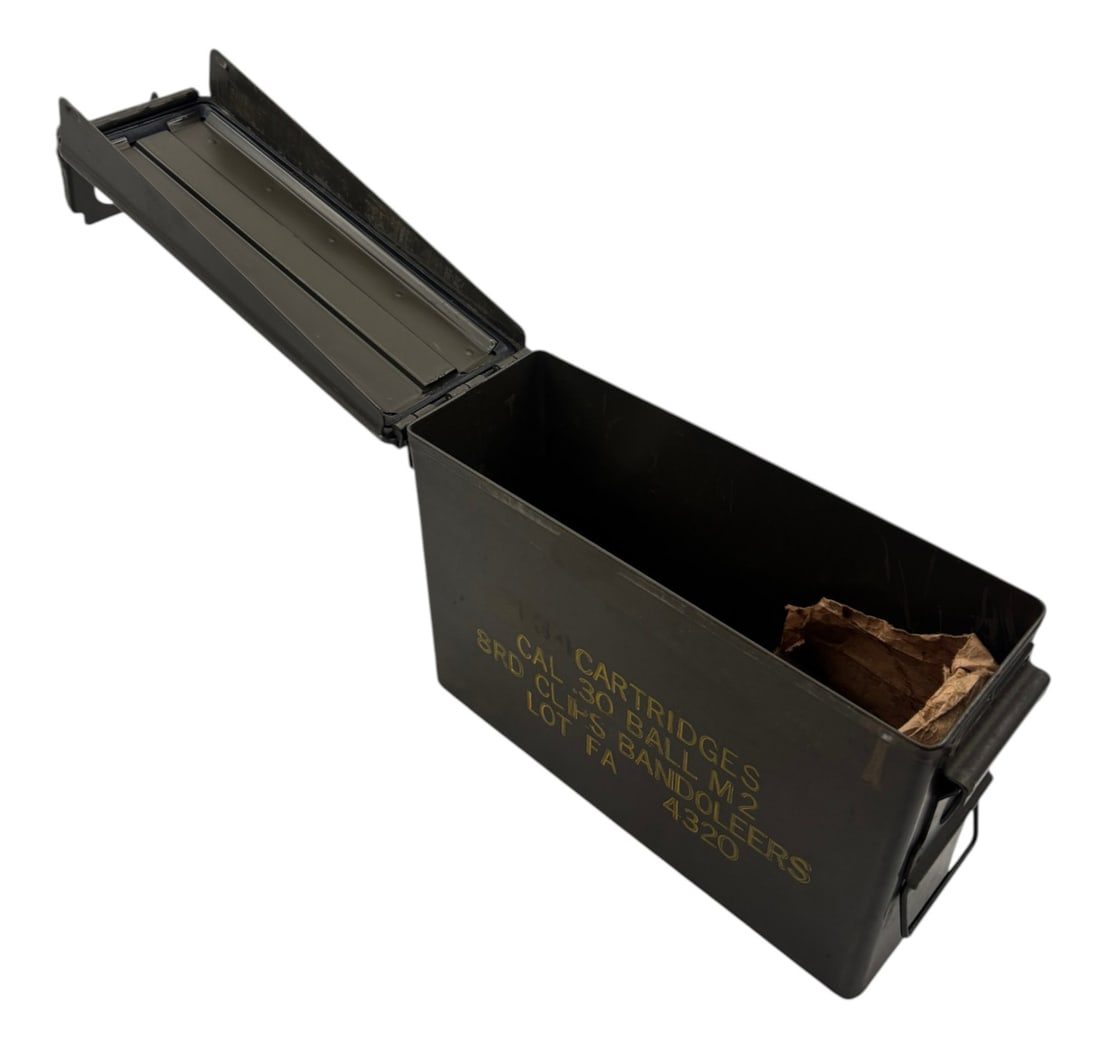 70rds. of 8x50r Mannlicher Ammunition on Clips + 5 Stripper Clips in Ammo Can - 2