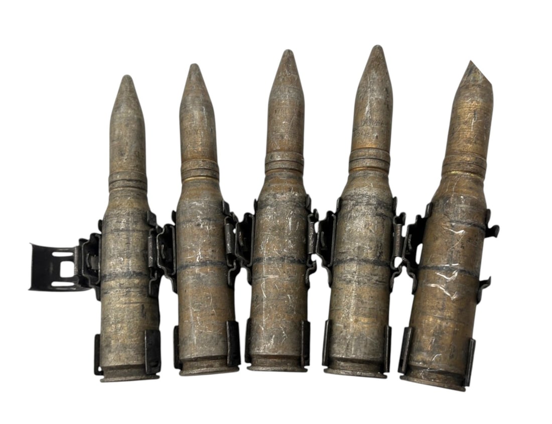 (5) 20mm belted Dummy rounds  - 2