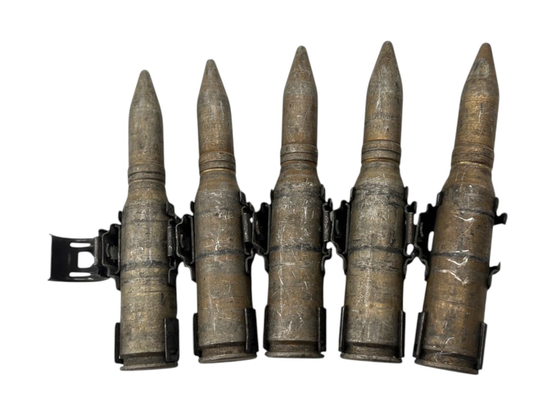 (5) 20mm belted Dummy rounds  - 3