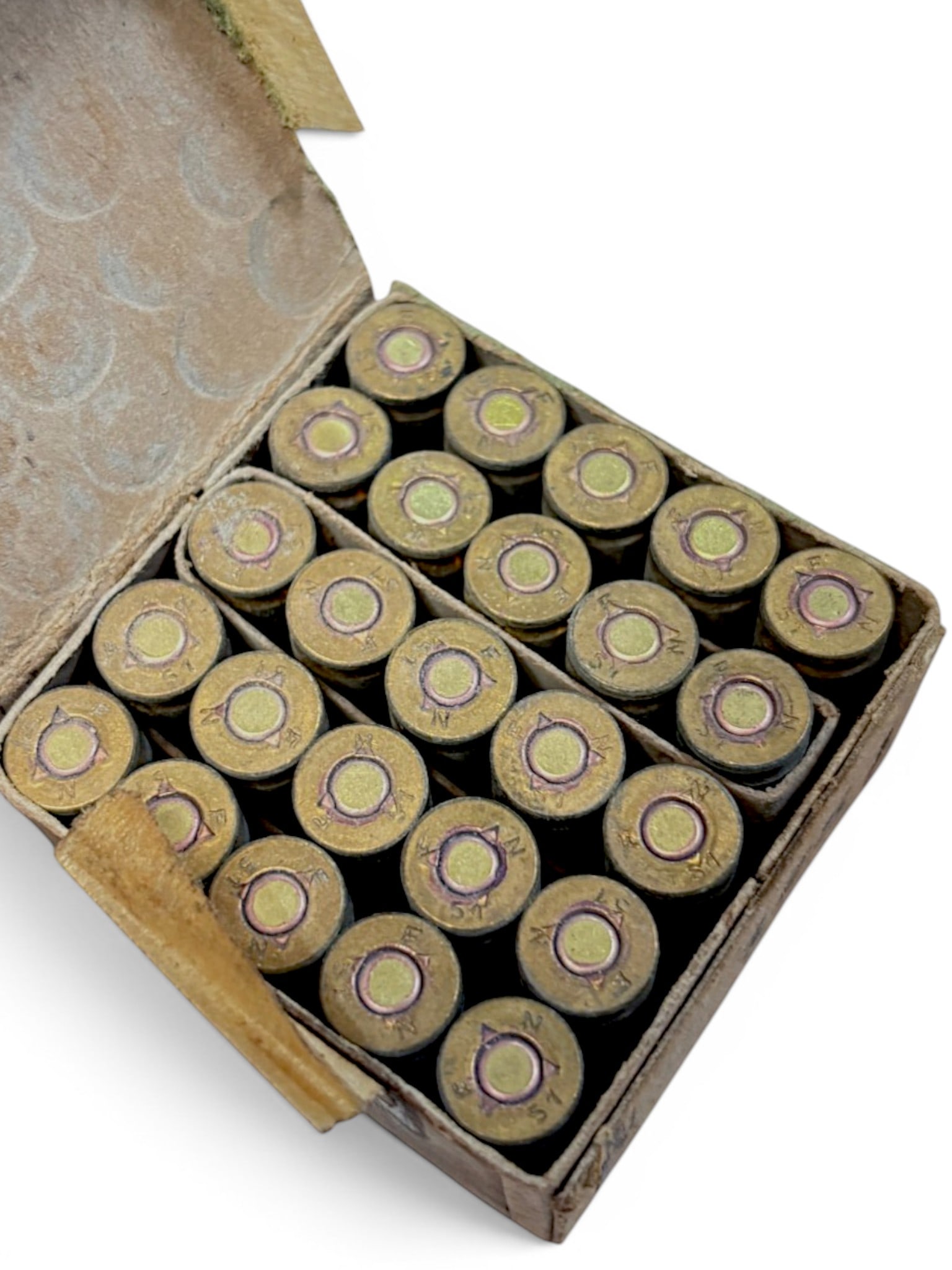 (3) Boxes of 25rds. 1950s FN 9x19mm Surplus Ammunition - 2