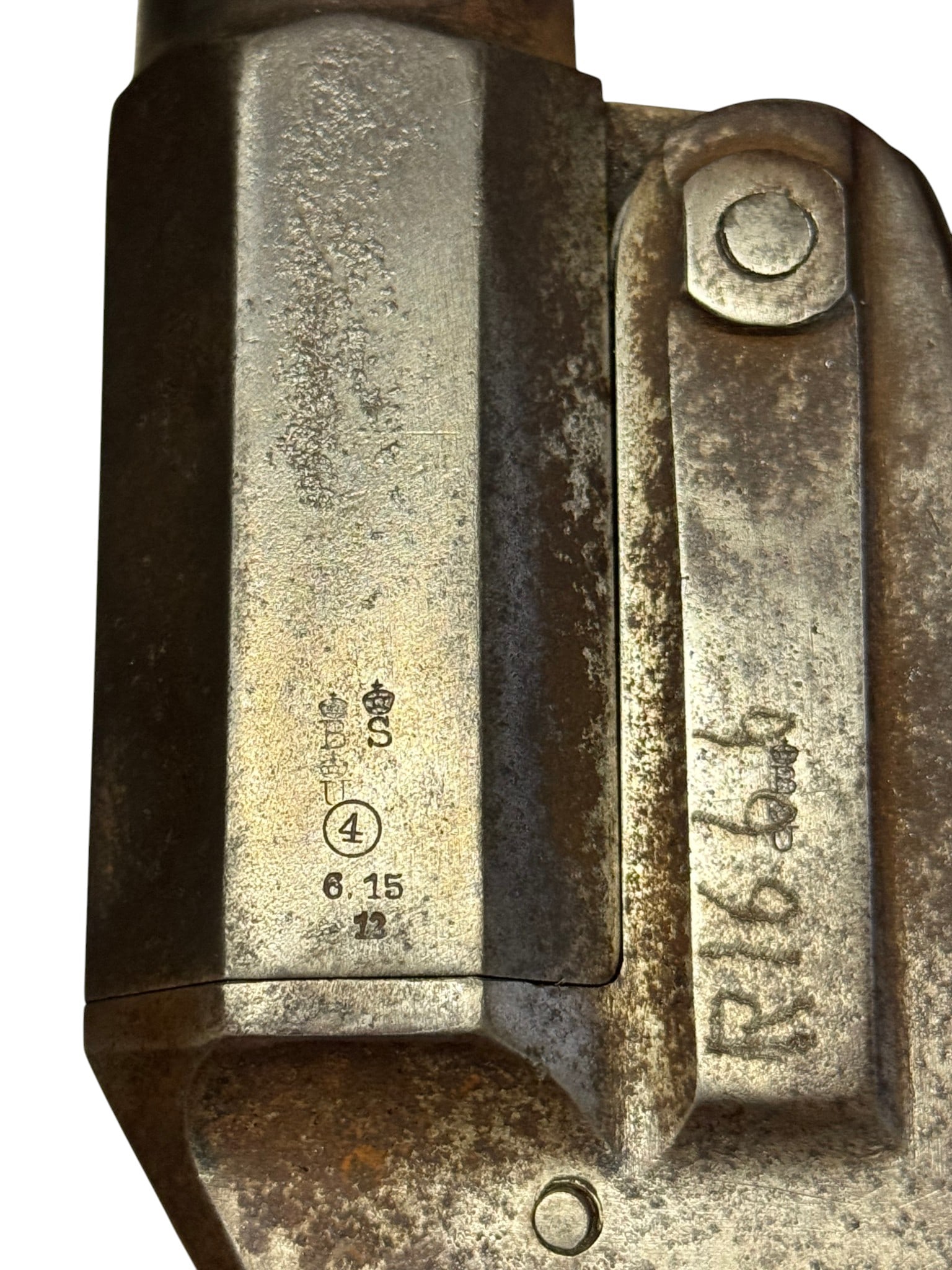 Rare WWI German Imperial “Marine Regiment” Hebel Model 1894 26.5mm Signal Flare Pistol - 11