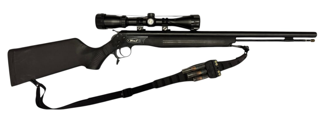 Excellent Spanish CVA Wolf Magnum .50 CAL Blackpowder Muzzleloader Rifle with Scope (1 of 17)