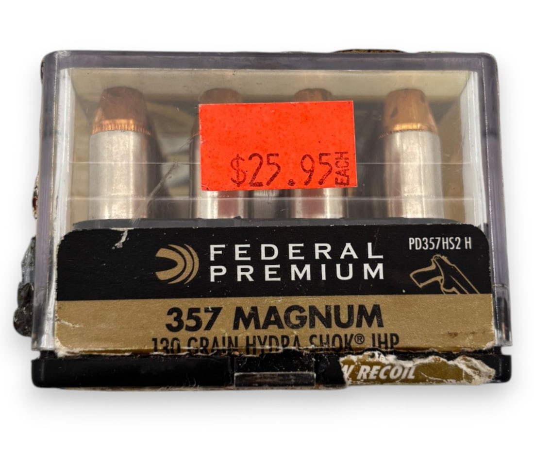 NIB 20rds of .357 MAG 130gr. JHP Federal Premium Ammunition: See Photo(s)