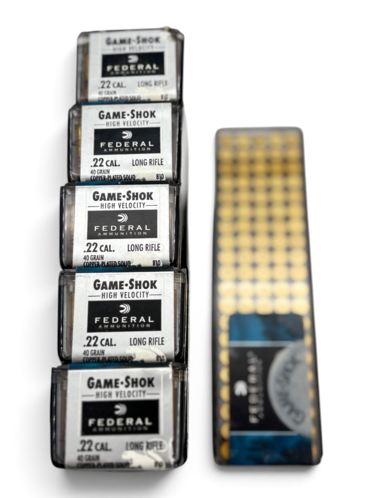 NIB 800rds. of .22 LR 40gr. CP-Solid Federal Game-Shok HV Ammunition - 2