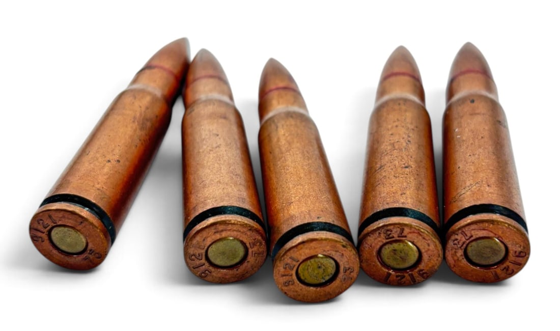 100rds. of 7.62x39mm 123gr. Norinco 1933-Dated Copper-Washed Factory Surplus Ammunition - 4