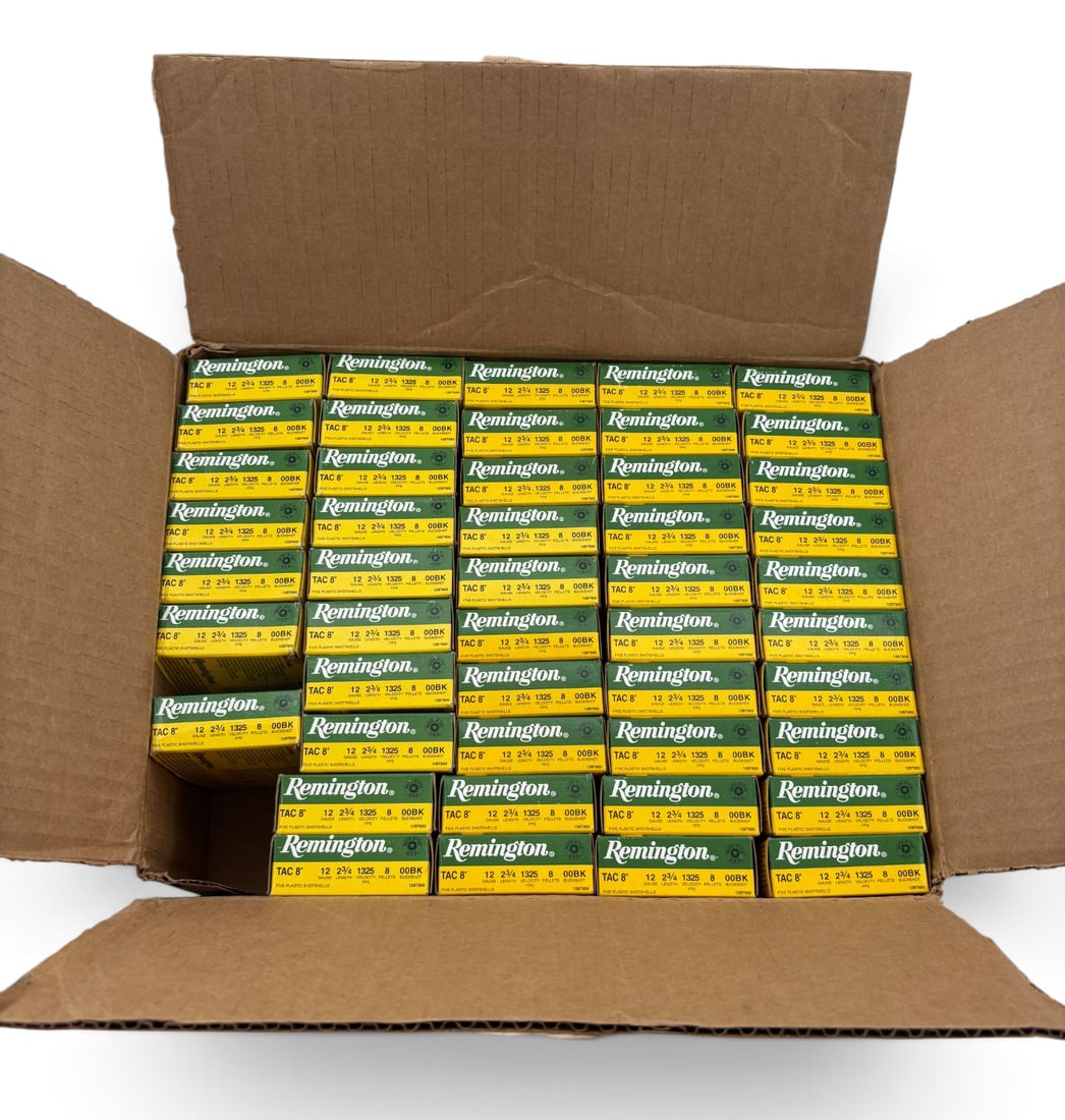 NIB 235rds. of 12 GA. 00BK 2-3/4” Remington Express TAC 8 Buckshot Ammunition  - 2