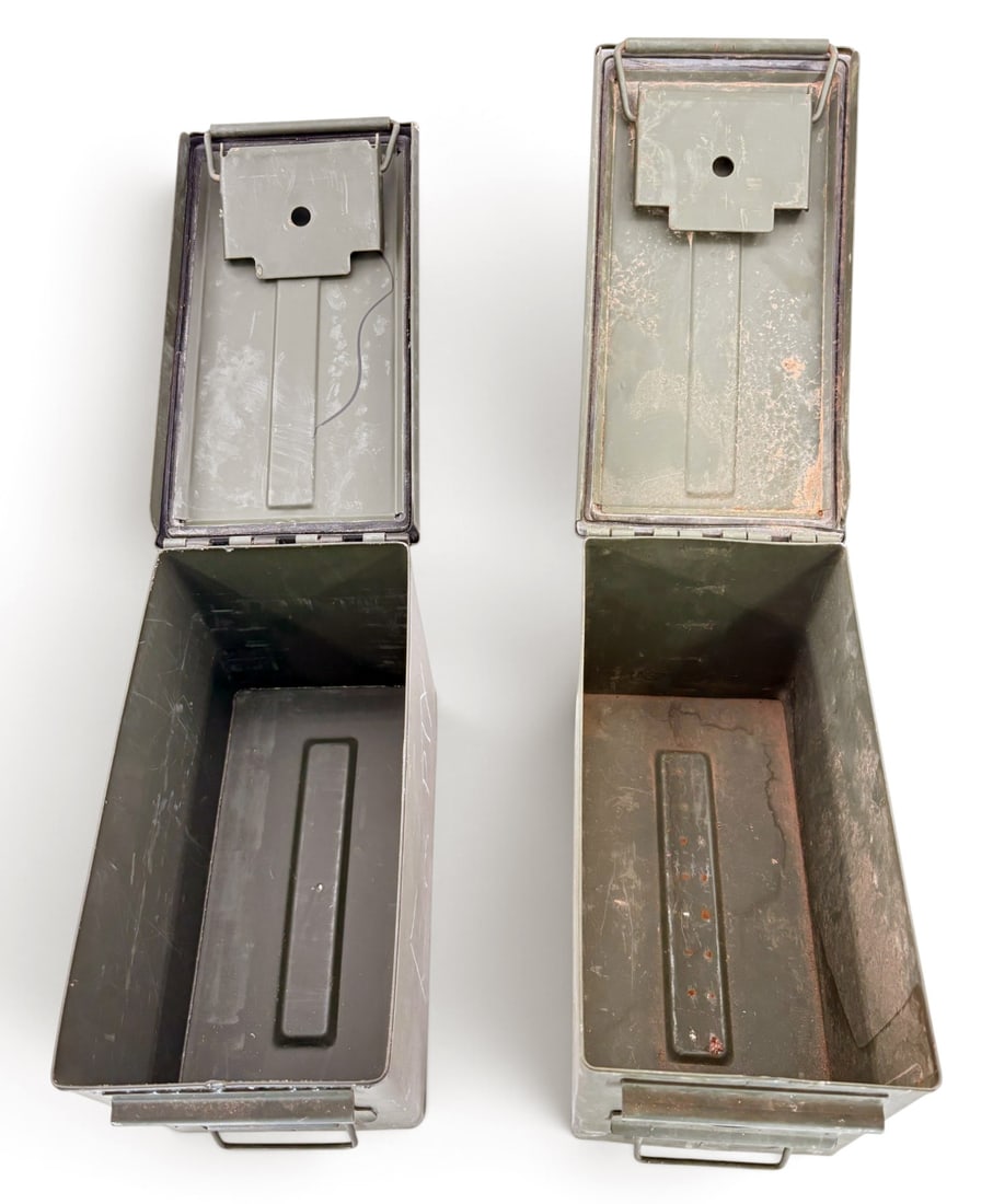 (2) .50 CAL. Metal Ammo Cans - 4