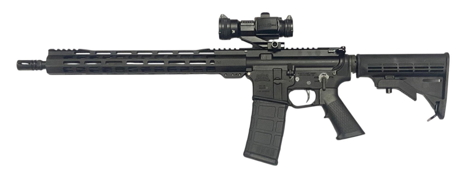 Excellent PSA Model PA-15 5.56mm Semi-Auto AR-15 Rifle w/ Vortex Strikefire II Red Dot in Soft Case - 2