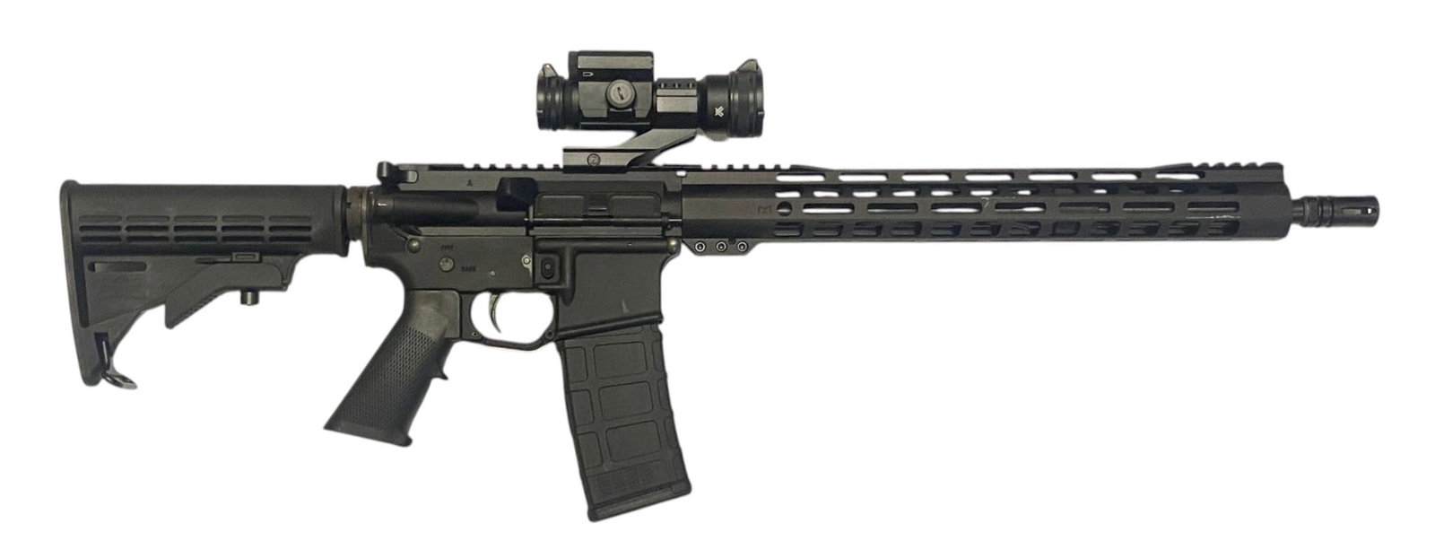 Excellent PSA Model PA-15 5.56mm Semi-Auto AR-15 Rifle w/ Vortex Strikefire II Red Dot in Soft Case - 3