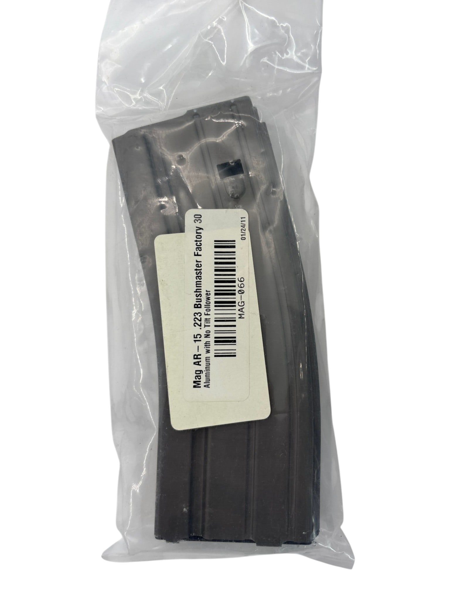 (5) Factory New 30rd. Bushmaster AR-15 .223/5.56mm Aluminum (w/ no tilt follower) Magazines - 2