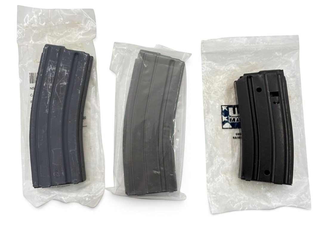 (3) New AR-15 .223/5.56mm Aluminum Magazines - 2