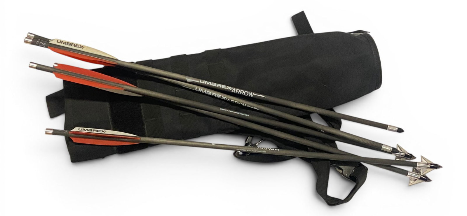 Excellent Umarex Air Saber Air Archery Arrow Rifle with Optic with Case, Arrows, Pump - 8