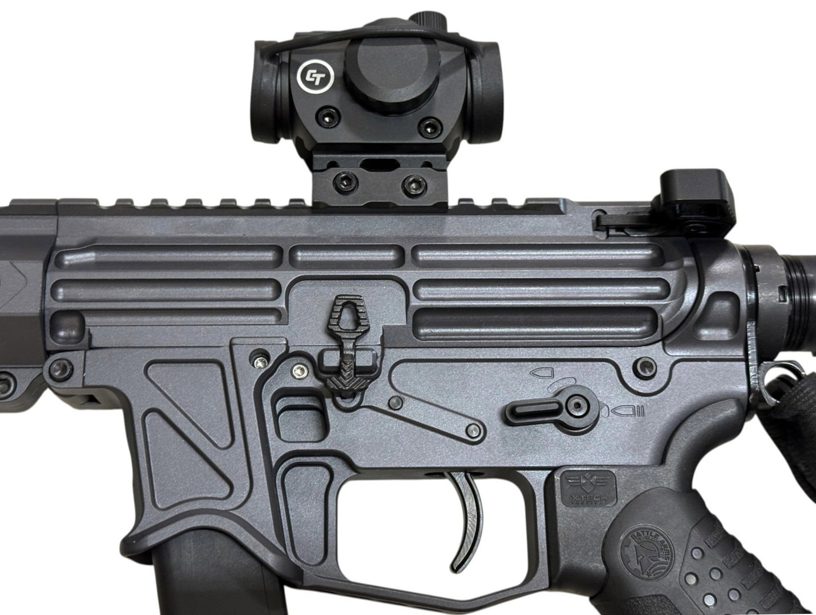Excellent B.A.D. Battle Arms Development XIPHOS 9P Semi-Auto 9mm PCC AR Pistol w/ Binary Trigger - 4