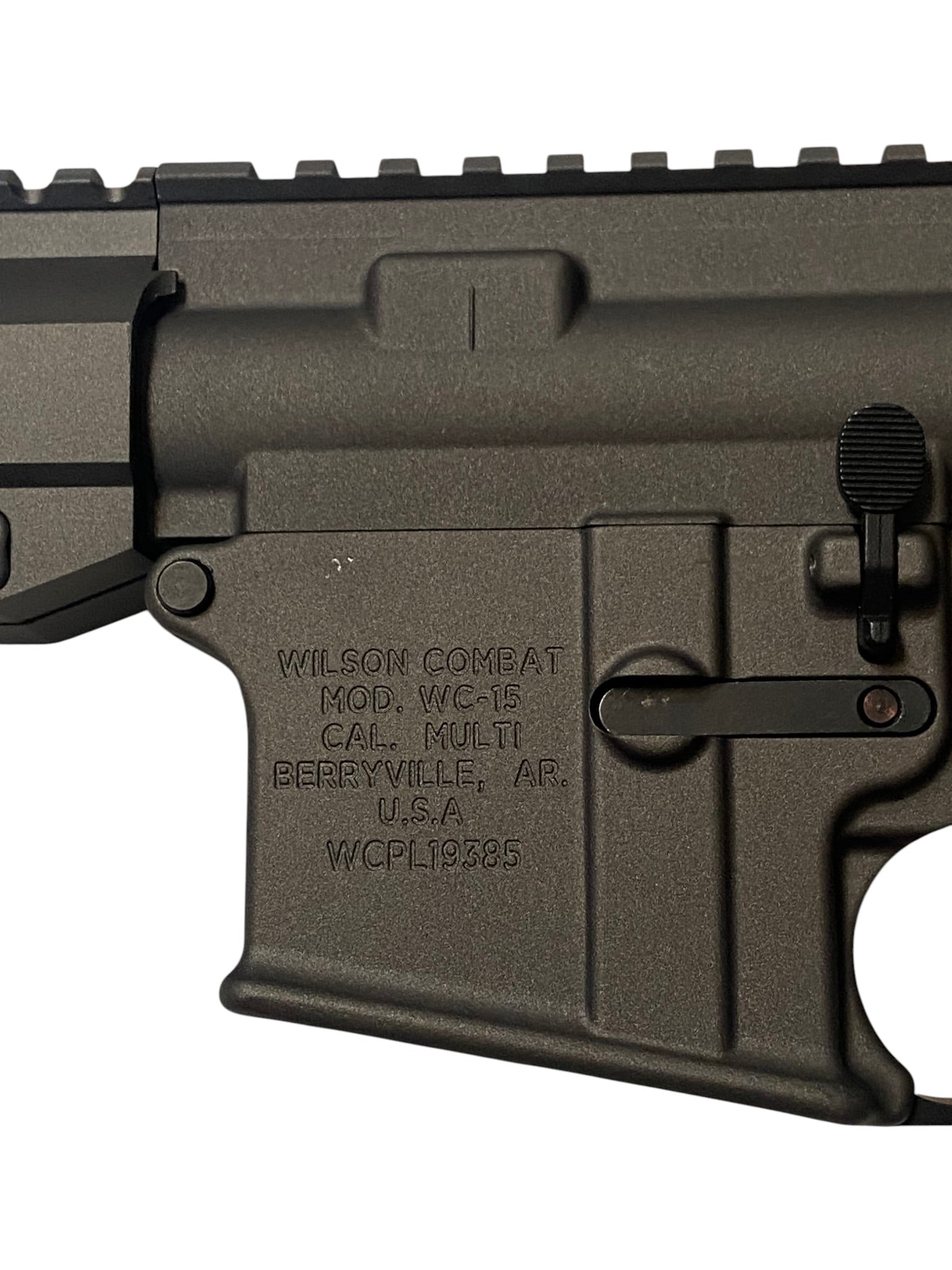 New Wilson Combat Model WC-15 Tungsten Semi-Automatic 5.56mm AR-15 Rifle - 3