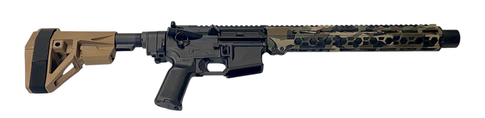 New ZROdelta Ready Series Semi-Automatic 5.56mm Pistol w/ SBA5 Folding Brace & Can - 2
