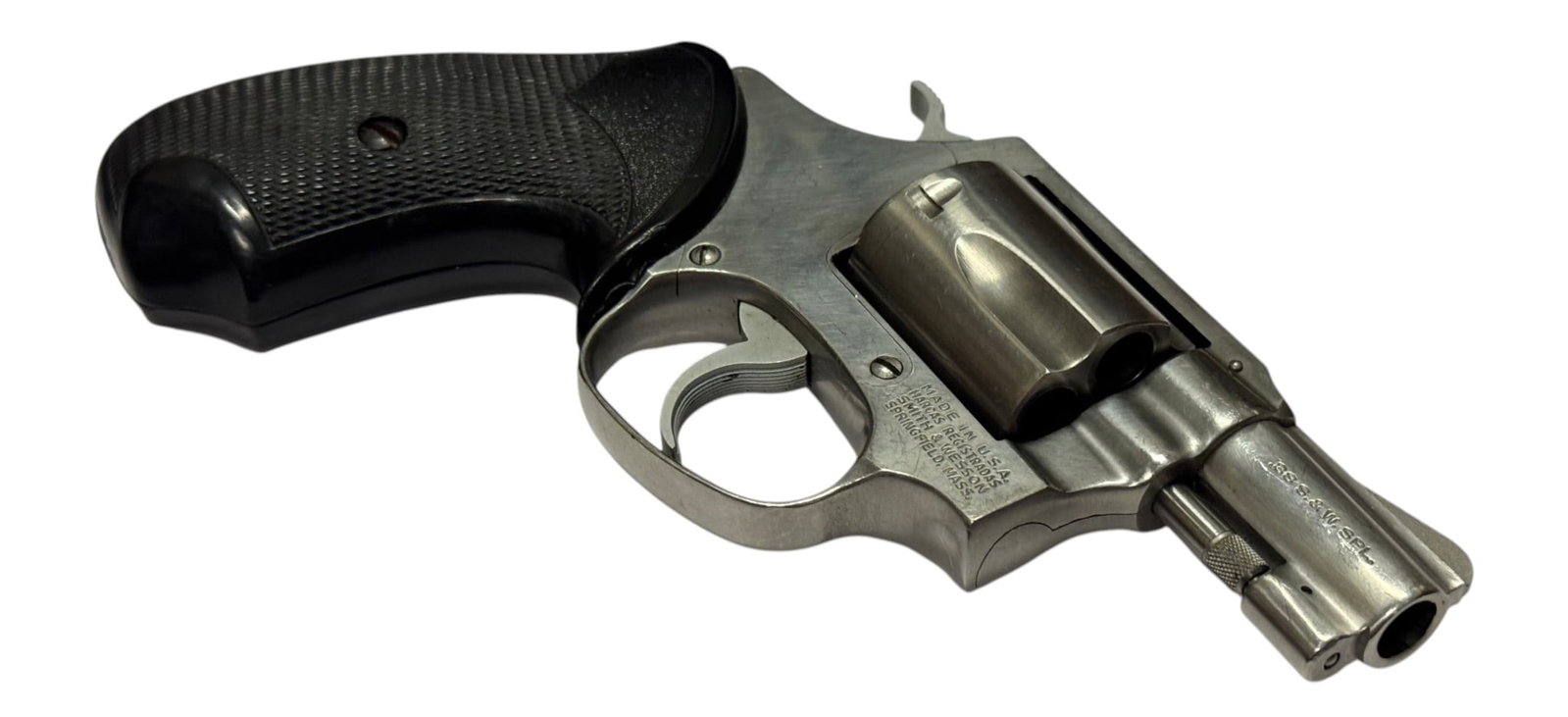 Excellent 1966 Smith & Wesson Model 60 Stainless Steel .38 SPL Revolver - 3