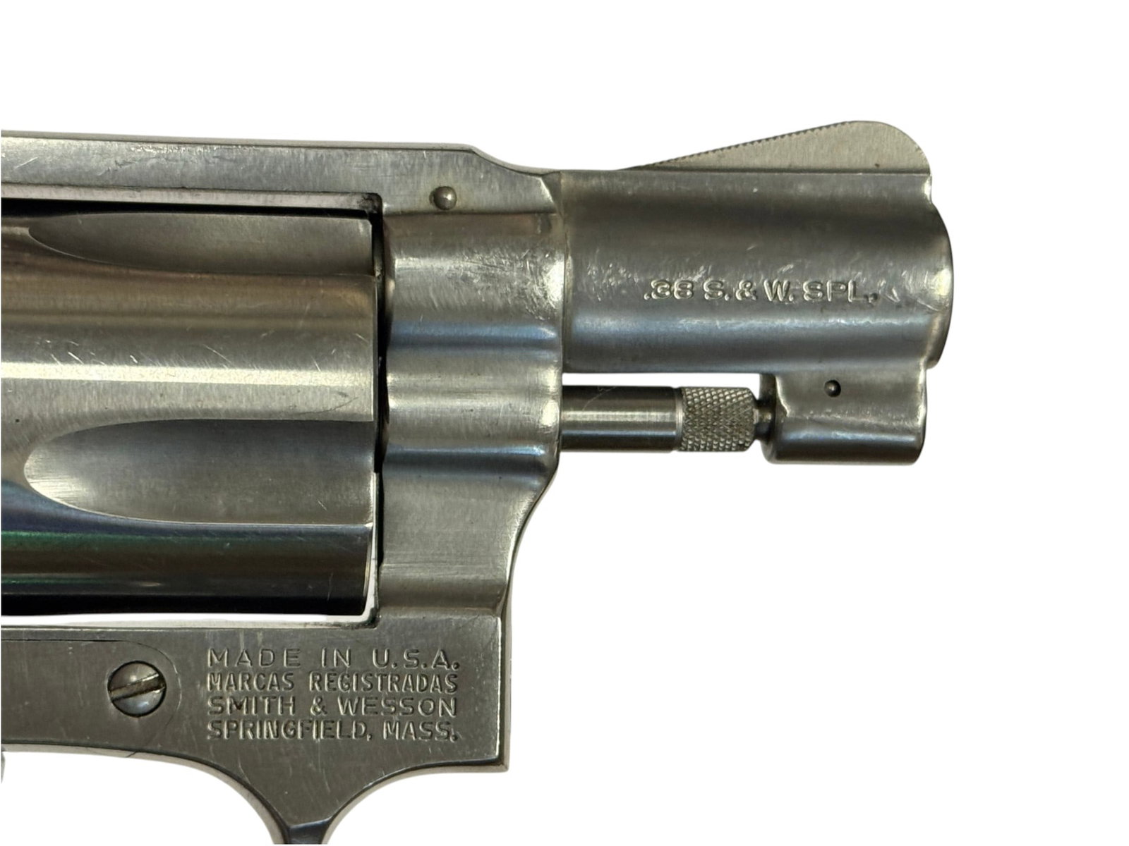 Excellent 1966 Smith & Wesson Model 60 Stainless Steel .38 SPL Revolver - 7