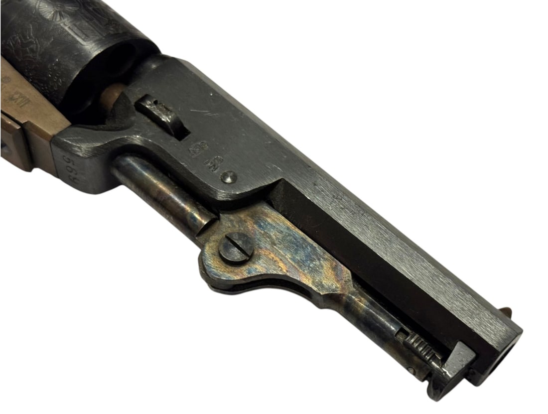 Italian Pietta Blackpowder Perrcussian .36 CAL Brass Frame 4" M1851 Pocket Revolver - 5