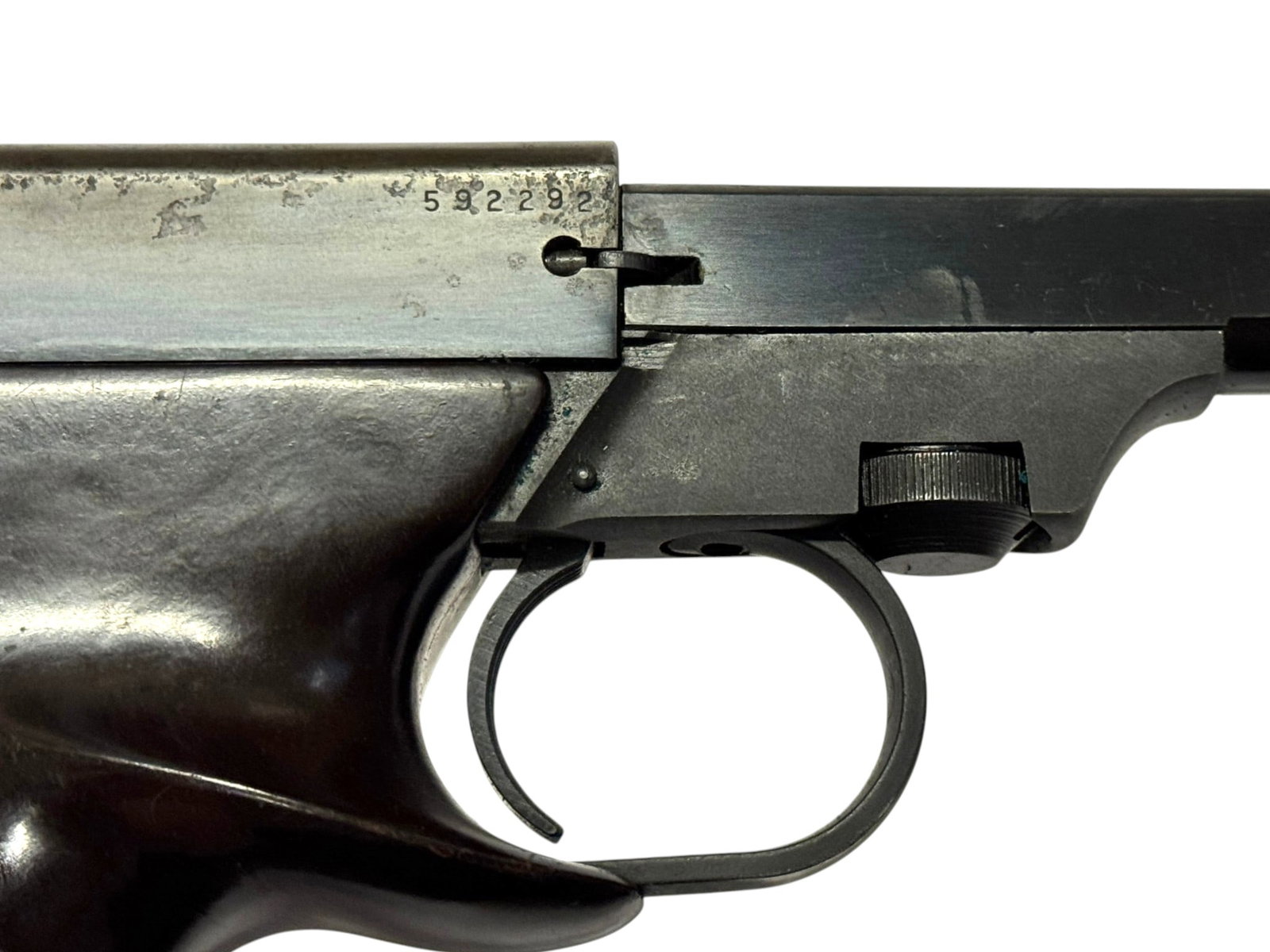 1957 J.C. Higgins Model 80 Target .22 LR Semi-Automatic Pistol with Holster, Case & 2 Magazines - 8