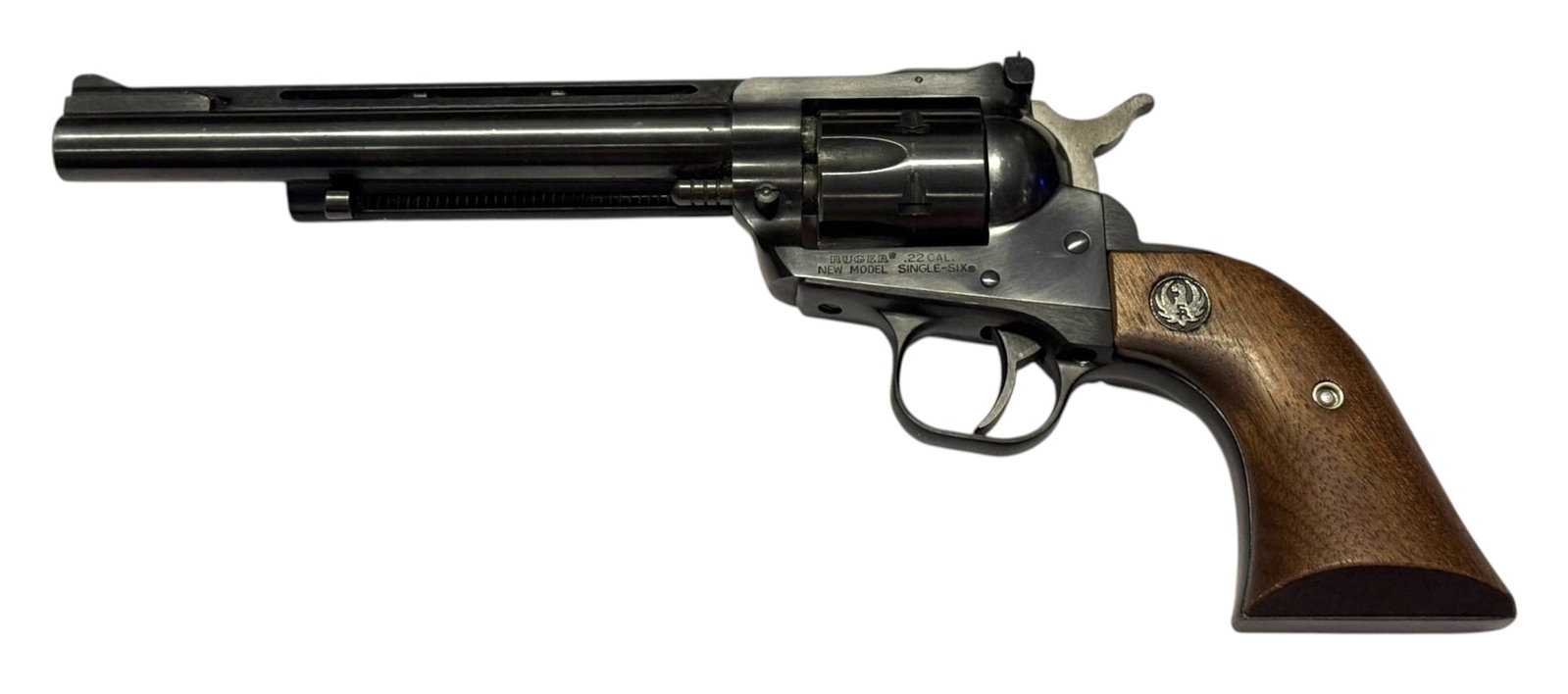 Excellent 1978 Ruger New Model Single-Six .22 LR Revolver with Holster and .22 WMR Cylinder - 2