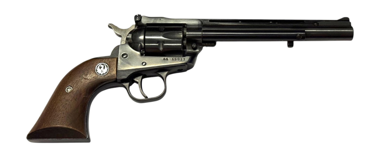 Excellent 1978 Ruger New Model Single-Six .22 LR Revolver with Holster and .22 WMR Cylinder - 3
