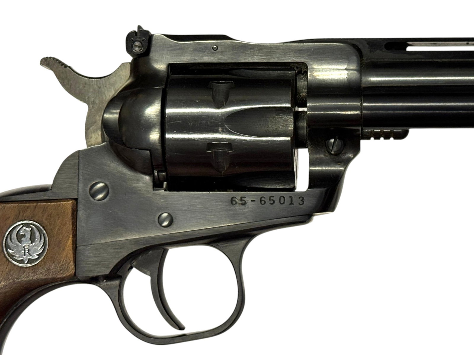 Excellent 1978 Ruger New Model Single-Six .22 LR Revolver with Holster and .22 WMR Cylinder - 4
