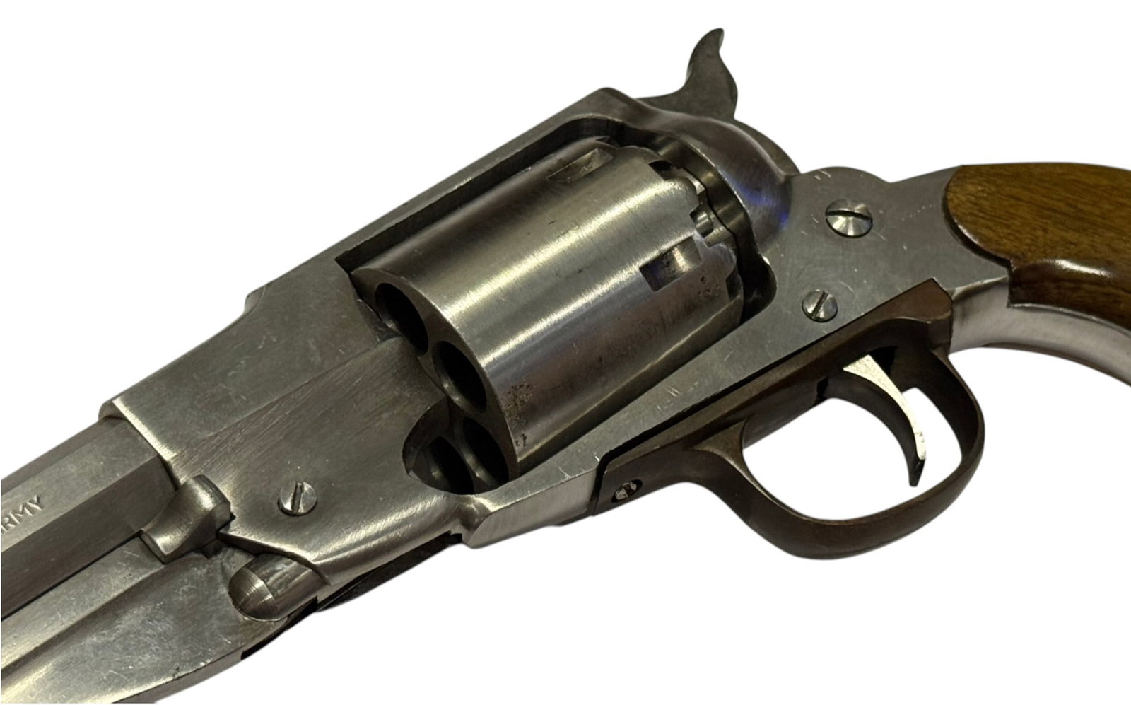 Italian Remington M1858 New Model Army .44 CAL. Black Powder Percussian Revolver with Holster & B... - 8