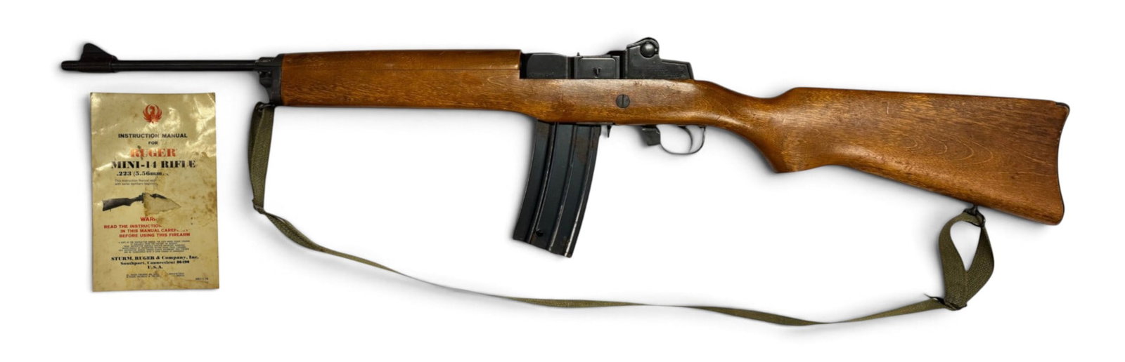 Preban 1978 Ruger Mini-14 Semi-Automatic .223 REM. Rifle with Sling w/ Manual