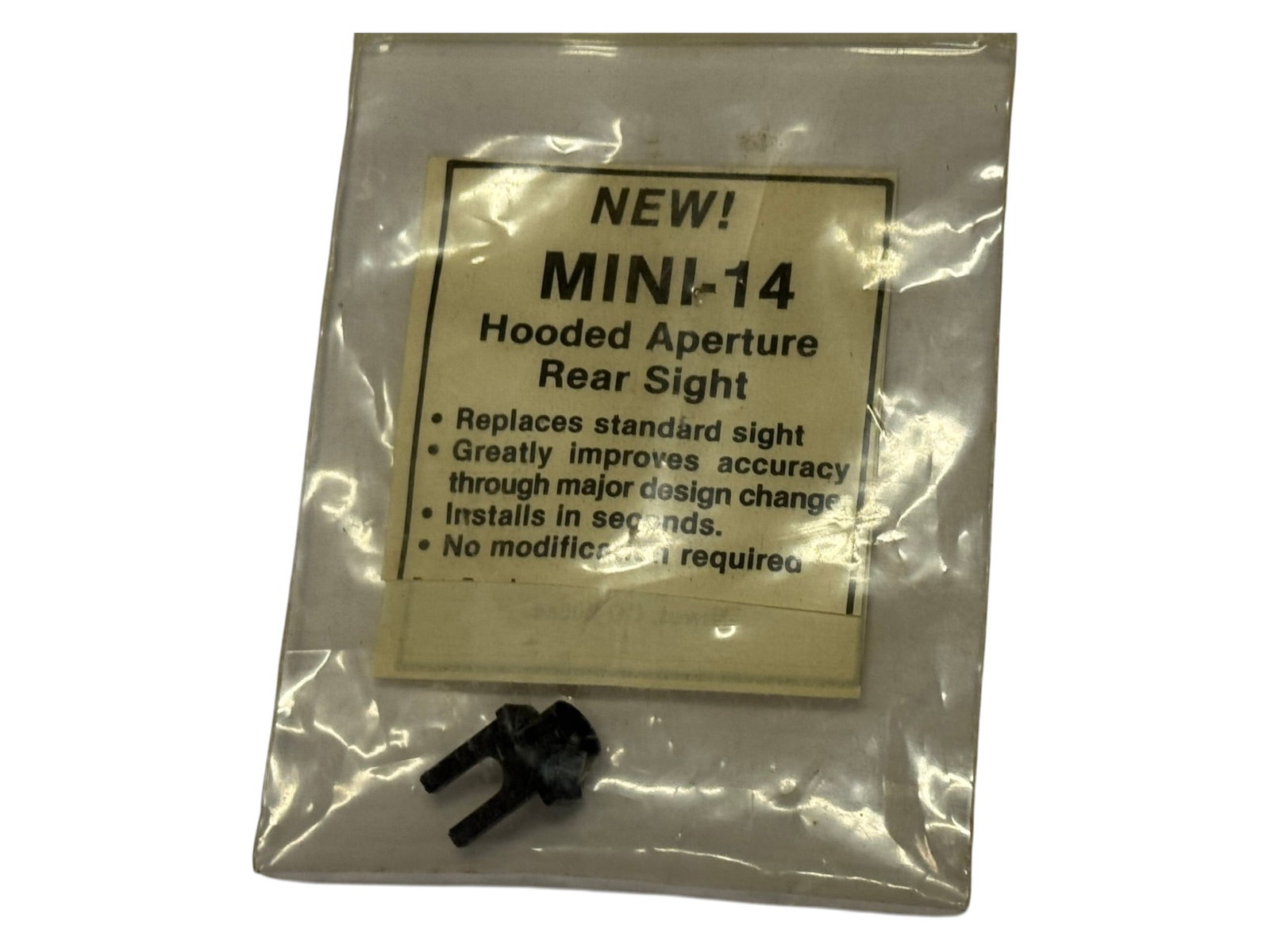 (2) NIB Ruger MINI-14 Hooded Aperture Rear Sights - 2